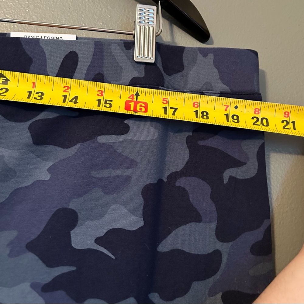 NWT Style & Co Sz 3X Women’s Blue Camouflage Full Length Leggings! - Picture 8 of 11